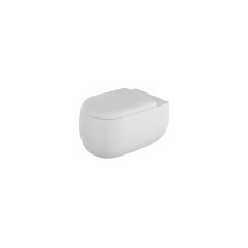 LOUNGE FLUID, Унитаз подвесной 55 см Rimless, с креплением, matt white (100374683) LOUNGE FLUID, Унитаз подвесной 55 см Rimless, с креплением, matt white (100374683)