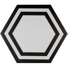 ADPV9020 PAVIMENTO HEXAGONO DECO BLACK 20x23 (шестигранник) (плитка для підлоги та стін)