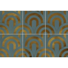 Декор Takada Turquesa Oro 23x33.5 Hanami з колекції Hanami Декор Takada Turquesa Oro 23x33.5 Hanami з колекції Hanami