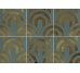 Декор Takada Turquesa Oro 23x33.5 Hanami Vives з колекції Hanami Vives