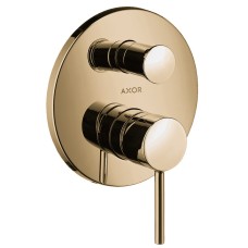 Смеситель Axor Starck Pin скрытого монтажа ванна/душ Brushed Gold Optic 10416250