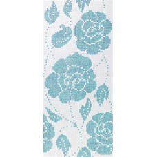 Мозаика (290.5x129.1) Winter Flowers Blue - Decori 20 из коллекции Decori 20 Мозаика (290.5x129.1) Winter Flowers Blue - Decori 20 из коллекции Decori 20