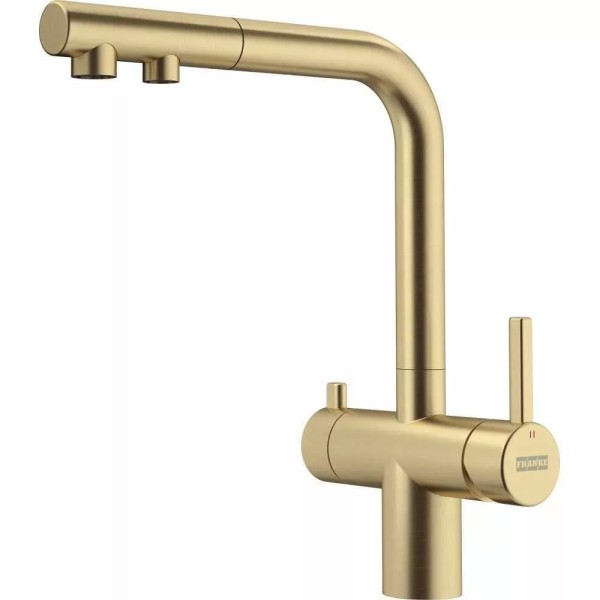 Змішувач Franke Atlas Neo Clear Water Pull Out 120.0758.157 PVD золото 