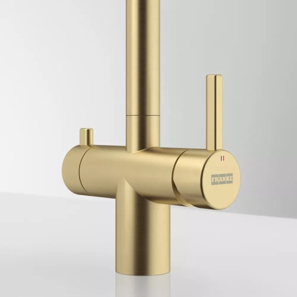 Змішувач Franke Atlas Neo Clear Water Pull Out 120.0758.157 PVD золото 