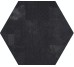 Плитка (60x60) Pudd74 Esagono Decor Nero - Dechirer из коллекции Dechirer Mutina