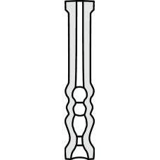 Sguscio Interno Battiscopa Diamante Champagne L-елемент (2x12) INT/BAT.CH