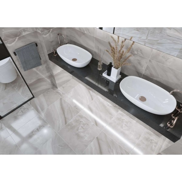 Плитка керамогранітна 3L2800 Lazurro Сірий 400x400x7 Golden Tile Golden Tile