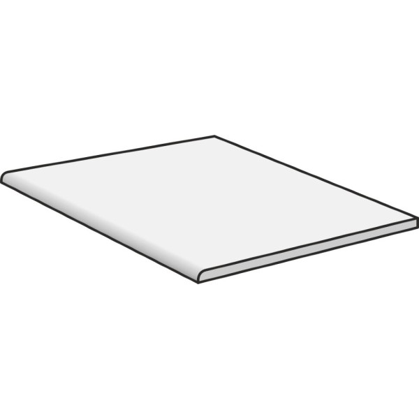 Ступени 60x60 Gradone Lineare Stondato Hla 201 - Lavaredo2 из коллекции Lavaredo2 Del Conca