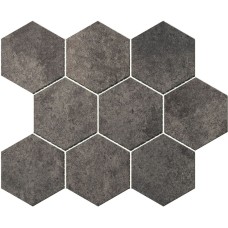 Мозаїка Umbria Grafito Hexagono - 29.2x35.5 Umbria з колекції Umbria UMBRIA Керамическая плитка Cristacer — страница 2