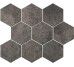 Мозаїка Umbria Grafito Hexagono - 29.2x35.5  Umbria з колекції Umbria Cristacer