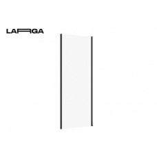 Стенка к распашной двери Larga 80х195, профиль черный