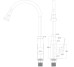 Смеситель для кухни Globus Lux BONN GLB-0203SA-G03 Globus Lux