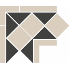 Спецелемент Corner 21.6x21.6 Cubic Top Cer з колекції Cubic TopCer — португальська геометрична мозаїка та вікторіанська плитка — сторінка 5