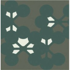 (20x20) PUA48 Azulej Flores Nero - Azulej з колекції Azulej Azulej Керамічна плитка Mutina