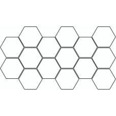 Мозаїка (22x45) Pudd44 Mosaico Random Decor Nero - Dechirer з колекції Dechirer