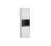 FINION Пенал 418x1516x270 White Matt Lacquer/Black Matt Lacquer + 3 LED, левый (G460PDMT)