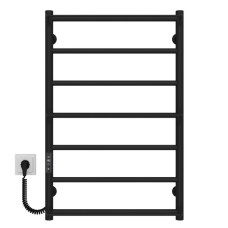 Рушникосушарка електрична Ladder П7 500х800 нержавіюча сталь (Чорний, JD03, Ліве підключення) Електричні рушникосушки — сторінка 24