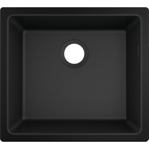 Кухонна мийка S510-U450 під стільницю 500х450 Graphiteblack (43431170)