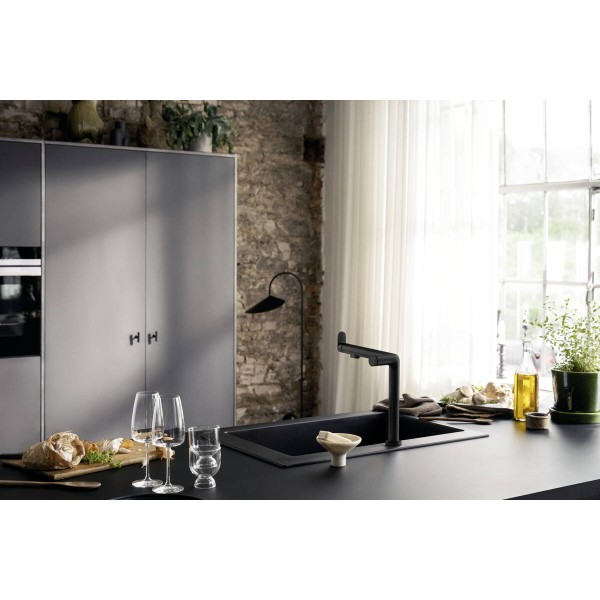 Змішувач Aqittura M91 FilterSystem 240 1jet кухонний сет з Harmony, Chrome (76802000)