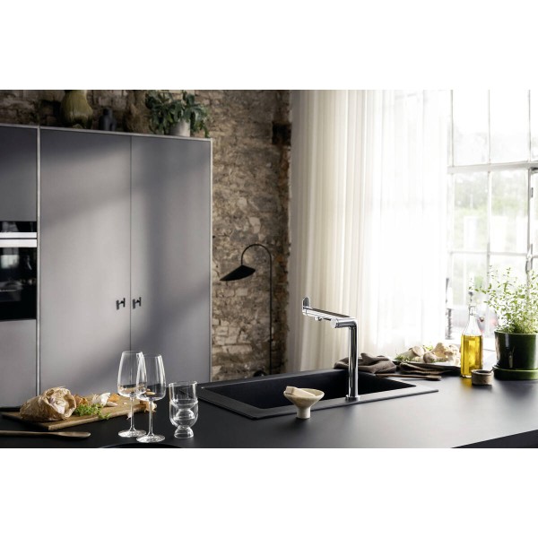Змішувач Aqittura M91 FilterSystem 240 1jet кухонний сет з Harmony, Chrome (76802000)