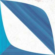 Декор Leaf Wall Decor 12.5x12.5 Blanc Et Bleu Wow з колекції Blanc Et Bleu Wow Blanc Et Bleu Керамічна плитка WOW Design