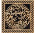Декор (11.5x11.5) 2403030 Toz. Medusa Nero Sab - Marble з колекції Marble Versace