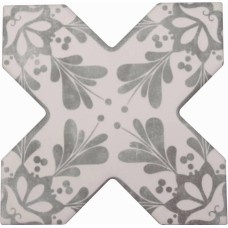 Декор Cross Decoro Stencil Grey 13.25x13.25 Becolors из коллекции Becolors Декор Cross Decoro Stencil Grey 13.25x13.25 Becolors из коллекции Becolors BECOLORS Керамическая плитка Cevica