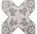 Декор Cross Decoro Stencil Grey 13.25x13.25 Becolors Cevica из коллекции Becolors Cevica