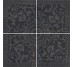 Декор (118x118) 593T9PK 59X59Ros. Floreale Bern. Nerol - Marmore з колекції Marmore Emilceramica