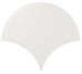 Плитка (10.6x12) 21977 Fan white matt Eq-20S - Scale з колекції Scale Equipe