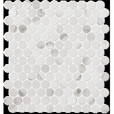 ROMA STATUARIO ROUND MOSAICO 29.5х32.5 (мозаїка) FLTS