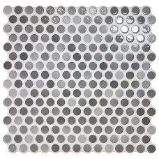 Мозаїка 30.9x30.9 PENNY GLOSSY GREY Penny з колекції Penny Мозаїка 30.9x30.9 PENNY GLOSSY GREY Penny з колекції Penny