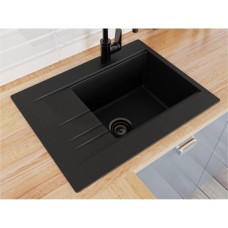 Кухонна мийка BODRUM 650 black shine Кухонна мийка BODRUM 650 black shine