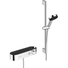 Термостат ShowerTablet Select 412 мм в комплекте с душевым набором Chrome (24260000)