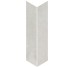 Плитка 10x53 Уникальный серебряный шеврон N/R - Uniquestone - 1794 з колекції Uniquestone Piemme