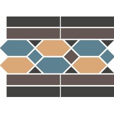 Бордюр Border 22,5x29,7 Melrose Top Cer з колекції Melrose TopCer — португальская геометрическая мозаика и викторианская плитка — страница 13