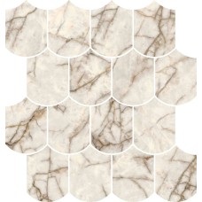 Мозаика GEMSTONE MOS WAV IC LUX R - 30.7x35 PF60013291 Gemstone из коллекции Gemstone Versace Ceramics — керамика модного дома с 1997 года