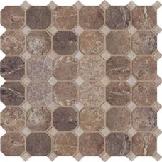 Мозаика (33.3х33.3) 0170169 ROYAL MARBLE MOSAICO OTTAGONA NOCE LAP из коллекции Pierwood Cisa Ceramiche: от плитки 15×15 в 1954-м до плит 80×180