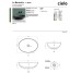 Умывальник Bacinelle ECO 62 (BAECO) Glossy White CIELO Cielo