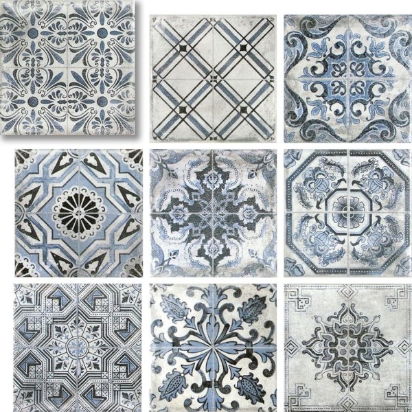 Декор Marais 22.3x22.3 Geomix Geotiles з колекції Geomix Geotiles