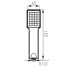 Лійка душова  1-F  D65 мм, Quadro FERRO