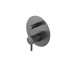 ROUND, Наружная част. встраиваемого смесителя для душа, brushed titanium (100345127)