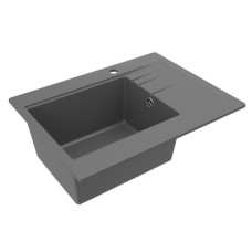 Кухонна мийка Bodrum 650 (GRAY) з 1-м отвором під змішувач Кухонна мийка Bodrum 650 (GRAY) з 1-м отвором під змішувач