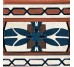 Бордюр (22.5x22.5) AD/ R Cenefa - Art Deco з колекції Art Deco Bestile