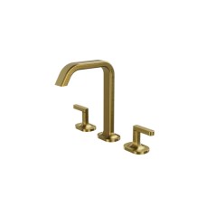 MENORCA, Змішувач для умивальника на 3 отвори, brushed gold (100377791)