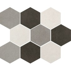 Мозаїка 29.2x35.5 Piemonte Mix Grey Hexagono Piemonte з колекції Piemonte PIEMONTE Керамическая плитка Cristacer — страница 3