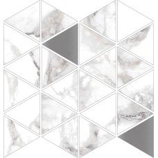 Мозаїка 29x29 31149 D.HAUTE WHITE TRIANGLE SP/ Haute з колекції Haute Мозаїка 29x29 31149 D.HAUTE WHITE TRIANGLE SP/ Haute з колекції Haute Haute Керамічна плитка Peronda