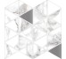 Мозаїка 29x29 31149 D.HAUTE WHITE TRIANGLE SP/ Peronda Haute з колекції Haute Peronda