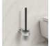 Flow DFL21010501C Щітка  для унітазу з тримачем, підвісний, колір хром (1 сорт)