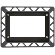 Рамка для монтажу панелей змиву TECEloop/square врівень зі стіною, чорна (9240647)